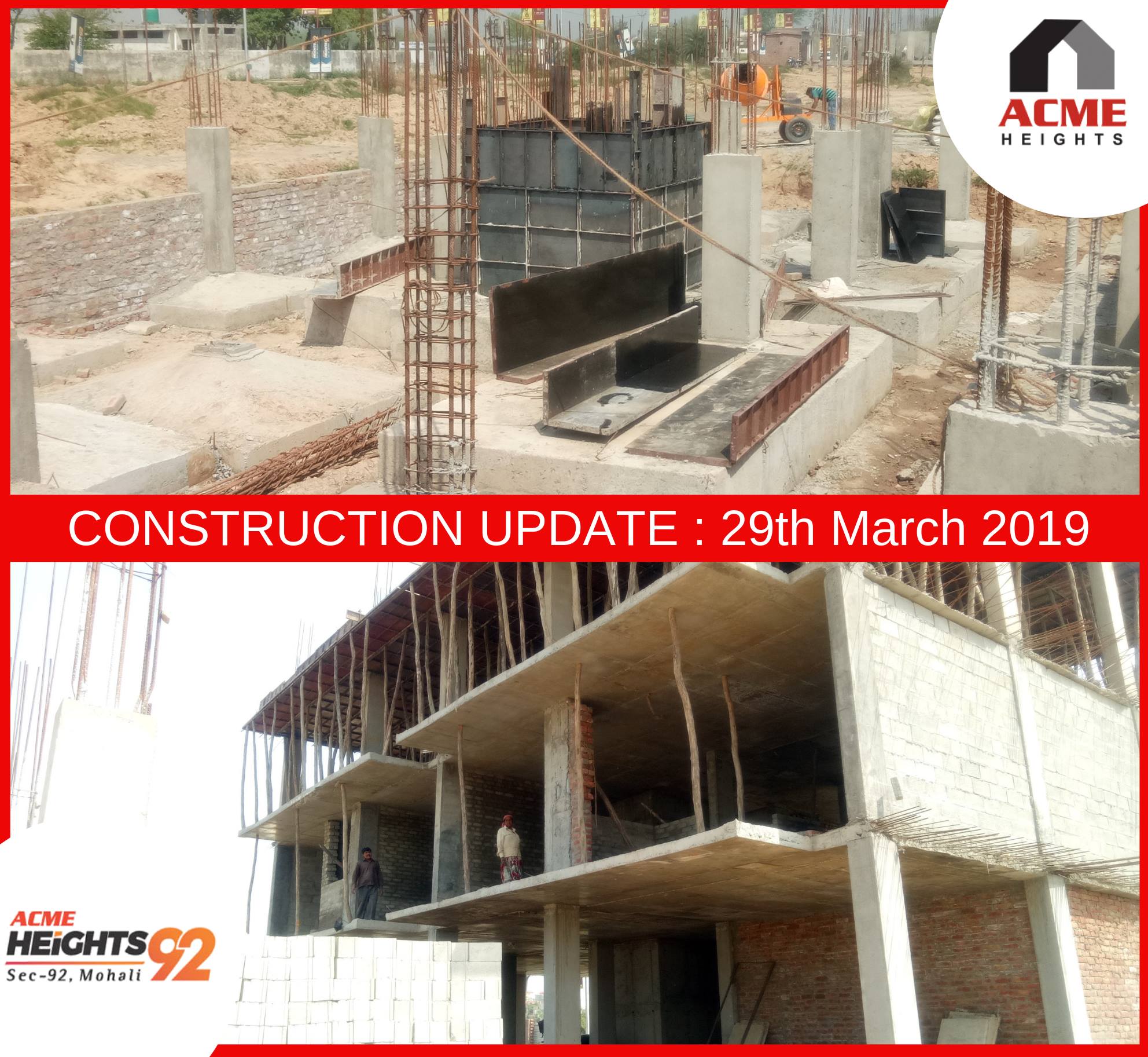 Construction update- 29th March